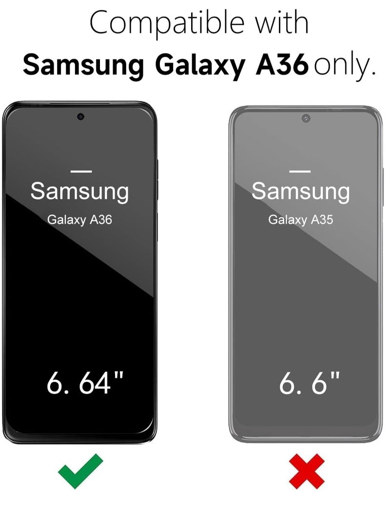 MIGOFAST Samsung Galaxy A36 5G Case Silicone Thin Slim Grip Soft Rubber Gel Protective Phone Case for Women Matte Plain Solid Color Aesthetic Cute Girly Case with Camera Cover Royal Blue - Image 4