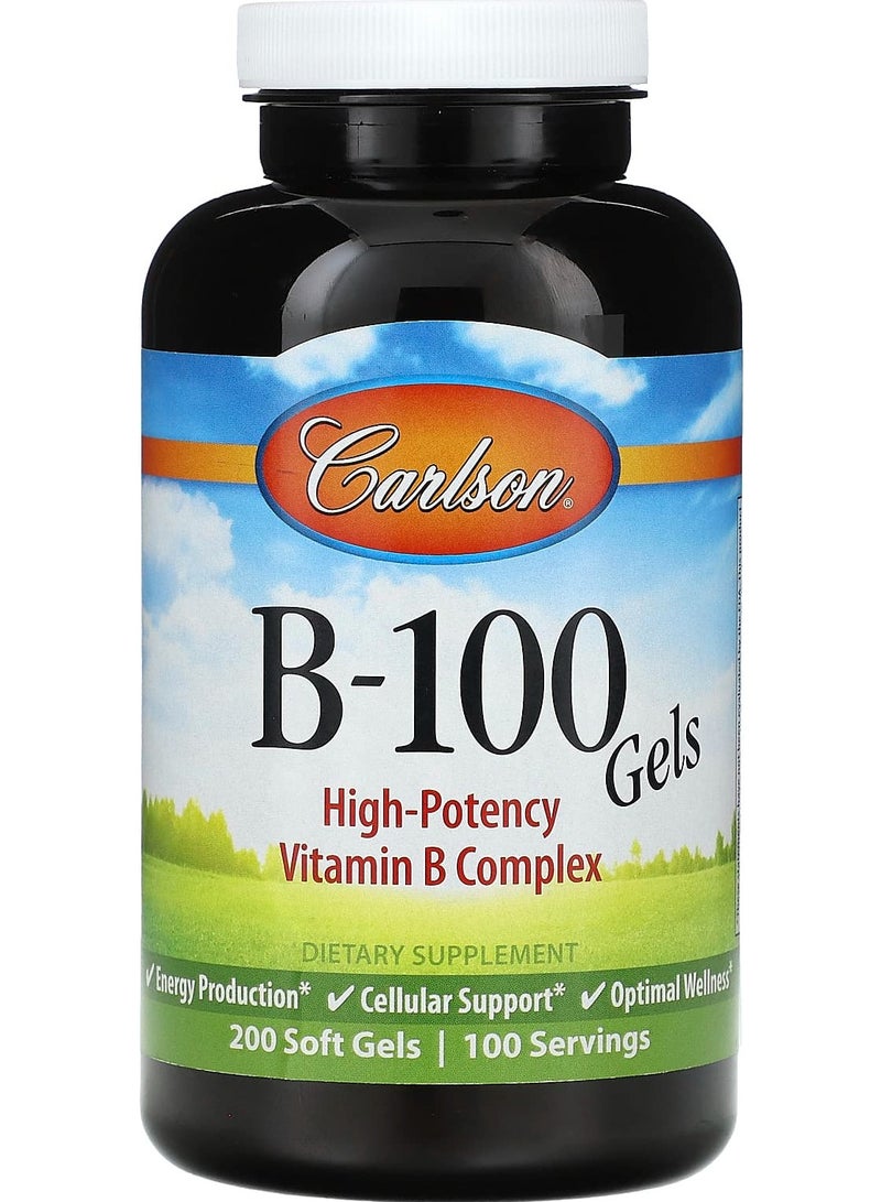 Vitamin B-100, 200 Soft Gels