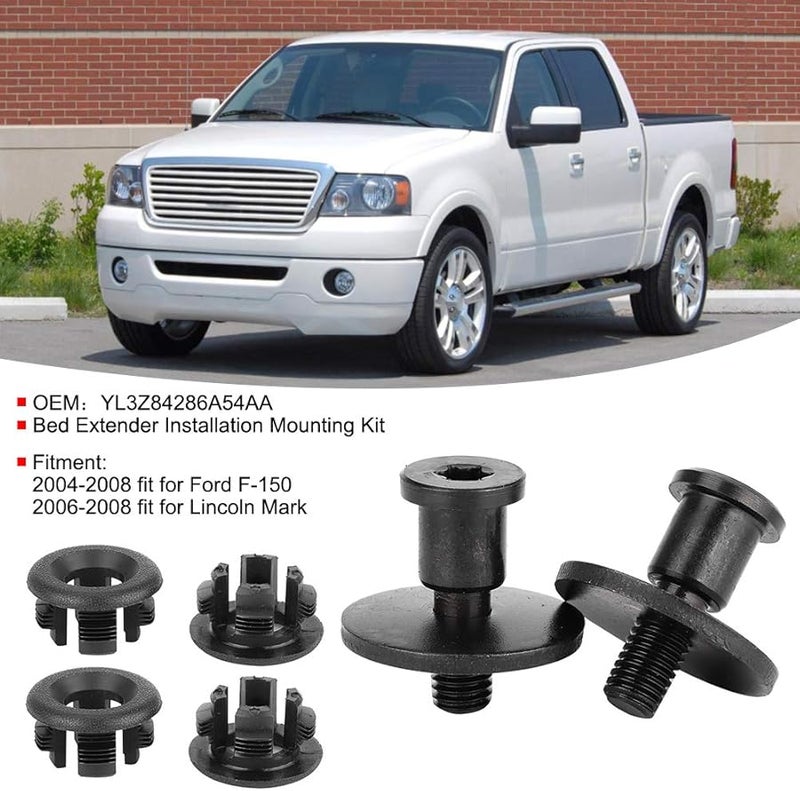 Universal Truck Bed Extender Mounting Hardware Kit for Mark Automotive Decorations - Image 3