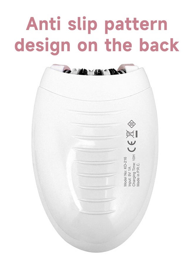 Hair Removal Epilator, Electric Razor for Women, USB Charging Compact Hair Removal Tool for Arms, Legs, Underarms, Bikini Area, and Face (Pink)