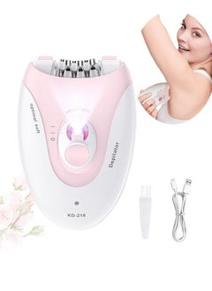 ماركة غير محددة مزيل الشعر ، ماكينة حلاقة كهربائية للمرأة ، الناقل التسلسلي العام أداة إزالة الشعر الصغيرة القابلة لإعادة الشحن ، الذراع ، الساق ، الإبط ، بيكيني المناطق والوجه ( الوردي )  - Image 1