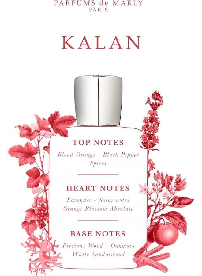 De Marly Kalan Gentle - Parfums de Marly Paris Long Lasting Fresh - Red Bottle with Silver Cap - Image 2
