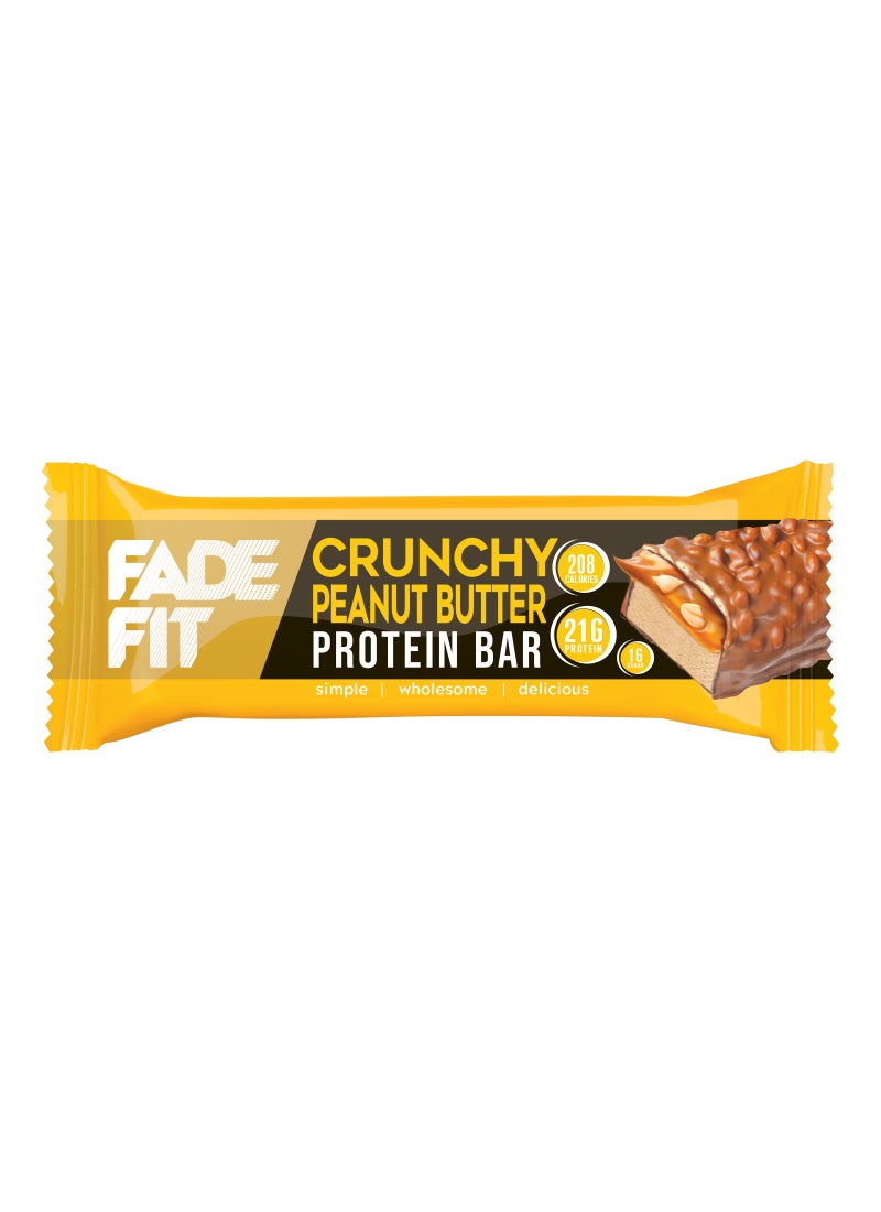Fade Fit Peanut Butter Protein Bar 55g (21g Protein) - Image 1