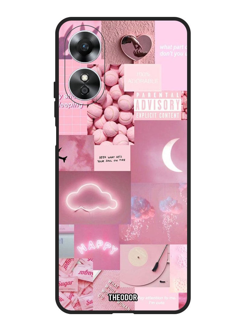 Protective Case Anti Scratch Shock Proof Bumper Cover For Oppo A17 Radioactive Zone