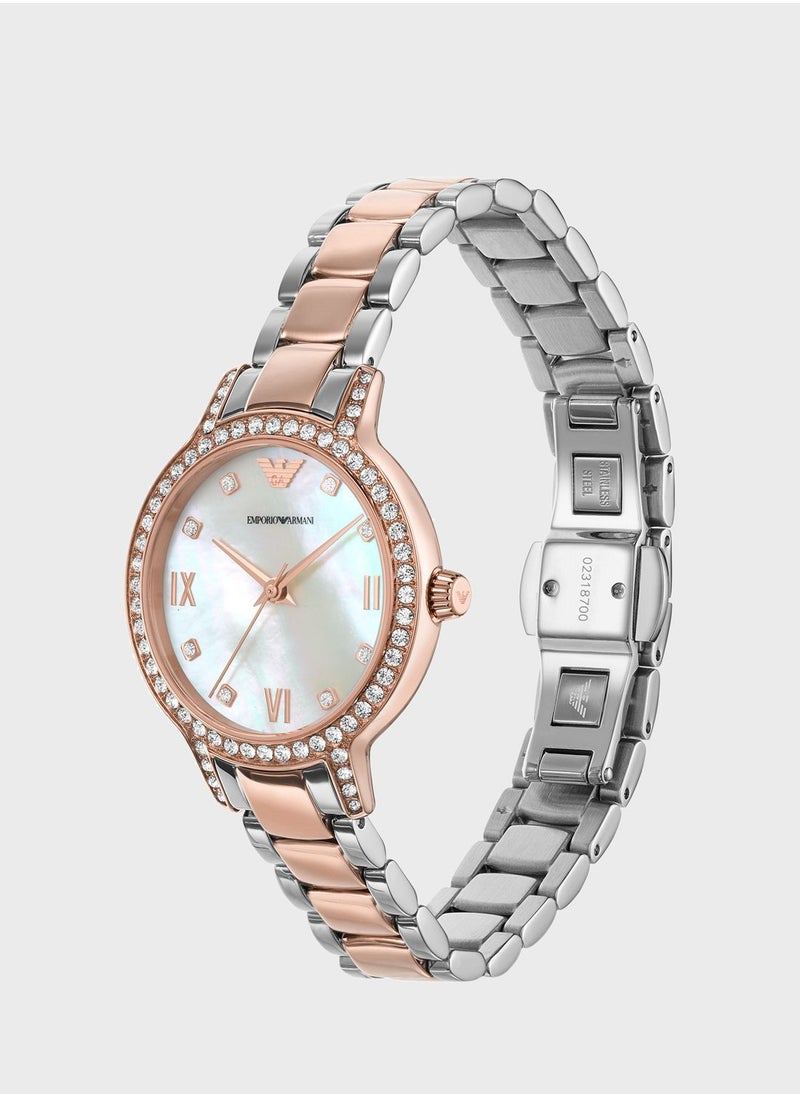 EMPORIO ARMANI - Cleo Analog Watch - Image 1
