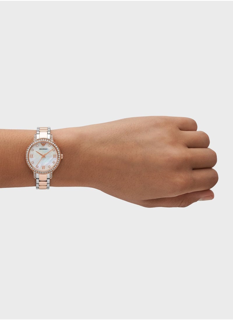 EMPORIO ARMANI - Cleo Analog Watch - Image 1