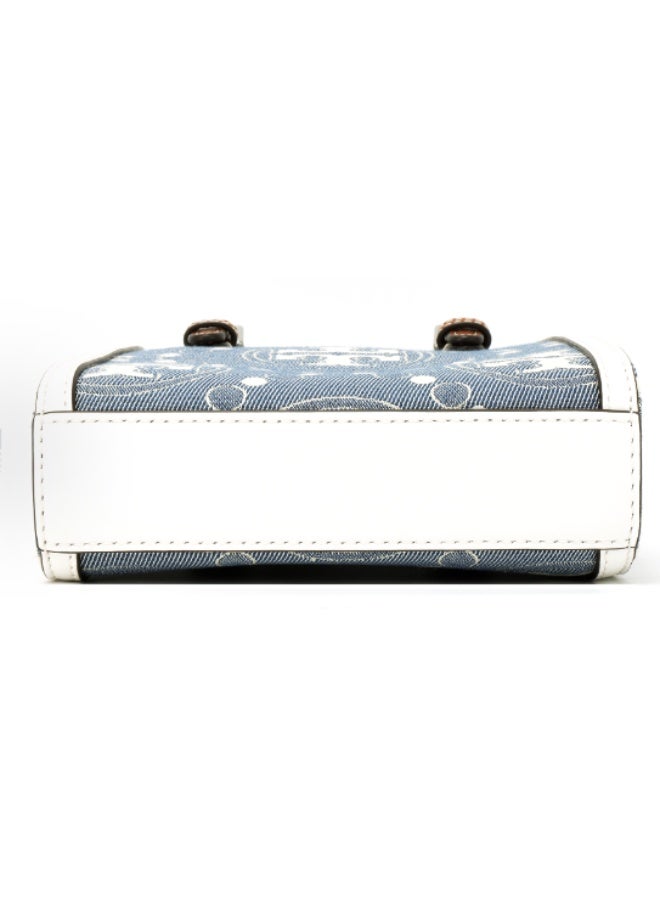 Burch Jacquard Cross-body Shoulder Bag Handbag 16*19*7cm - Image 4