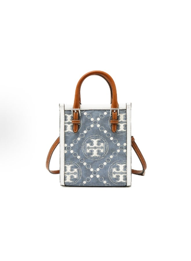 Burch Jacquard Cross-body Shoulder Bag Handbag 16*19*7cm - Image 3