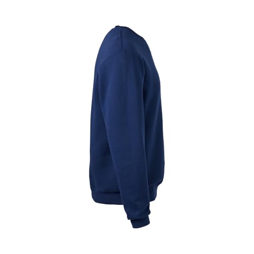 Soffe Mens Crew Neck Sweatshirt, Navy, Small - Image 2