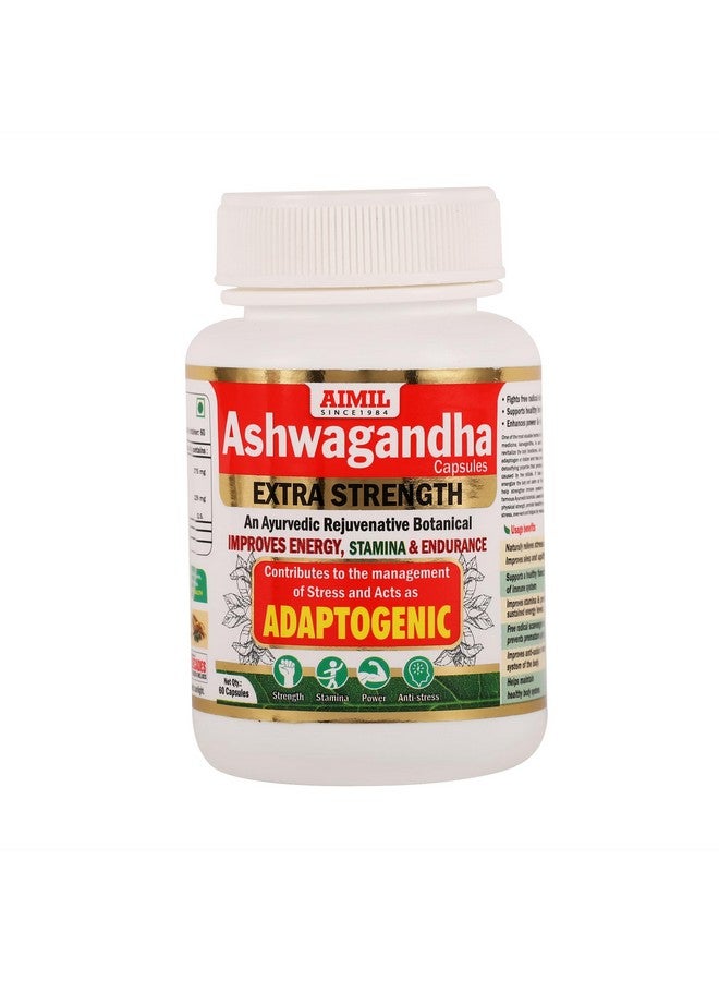 Aimil Ashwagandha Capsules | 60 Capsules | Pack of 3 - Image 4
