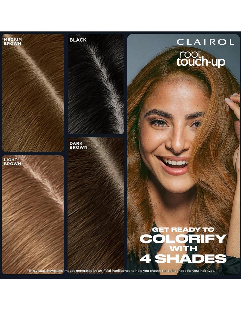 CLAIROL - Root Touch Up Concealing Powder Medium Brown 1 Count - Image 1