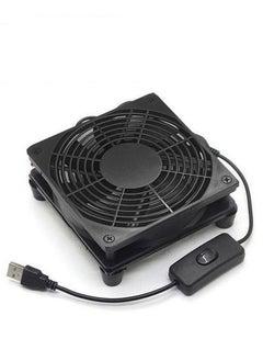 RATSAW Cooling Case Fan for Receiver DVR Xbox TV Box Router 120mm x 25mm 5V USB Power  - Image 1
