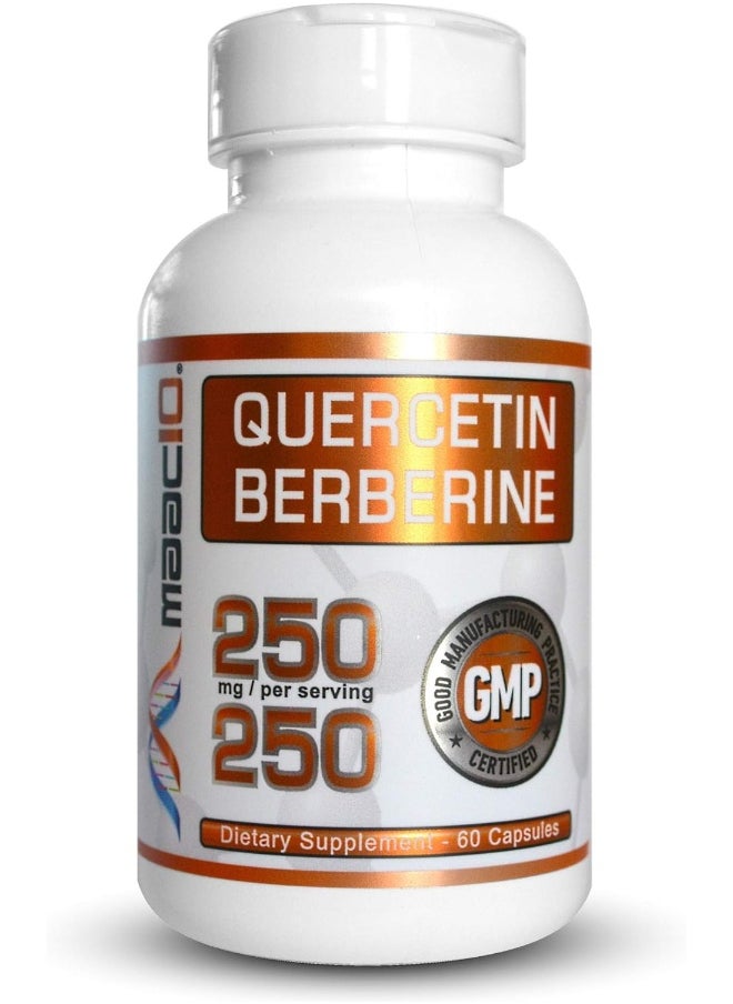 MAAC10 Formulas MAAC10 Formulas 250mg Quercetin + 250mg Berberine (60 Capsules)  - Image 1