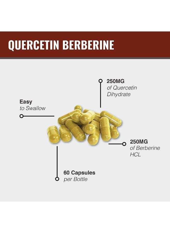 MAAC10 Formulas MAAC10 Formulas 250mg Quercetin + 250mg Berberine (60 Capsules)  - Image 3
