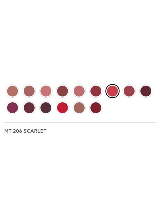 RADIANT PROFESSIONAL MAKE UP / HELLENICA Radiant Professional Advanced Care Lipstick Ultra Nourishing Moisturizing Long Lasting Lipstick With Vitamin Euva Uvb Filters Matte Scarlet (206)  - Image 3