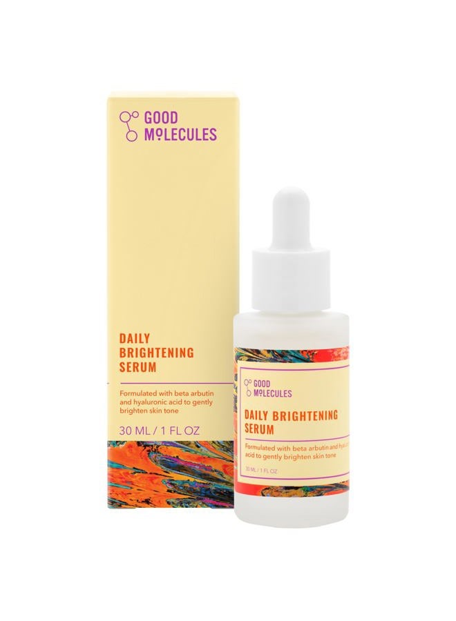 Good Molecules سيروم التفتيح اليومي - سيروم مرطب للوجه مع بيتا أربوتين وحمض الهيالورونيك للترطيب - العناية بالبشرة المضادة للشيخوخة للوجه - Image 1