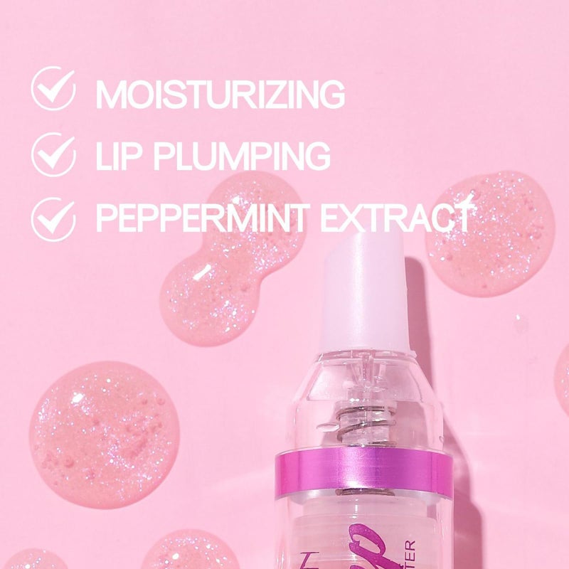 Erinde Natural Spicy Lip Plumping Booster & Oil, Ultra-Hydrating Plump Lip Plumper, Glossy Finish Fuller Lip Plumping Lip Gloss for Women Girls, 03# - Image 5