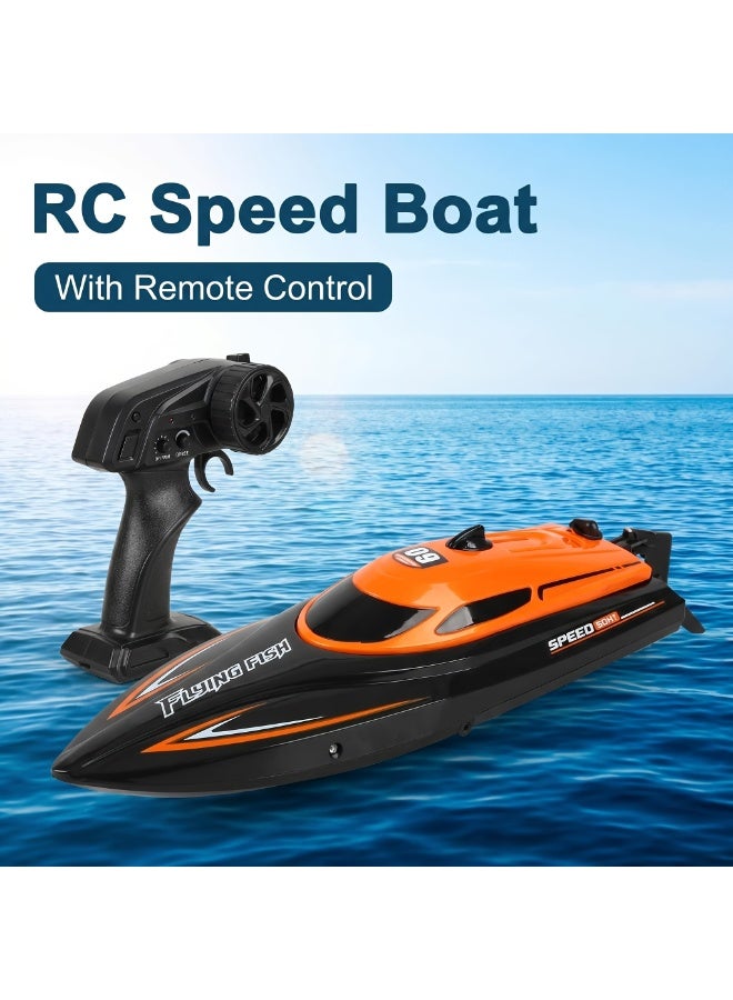Features A Top Speed Of 30 Km/H, Led Night-Navigation Lights, 2.4ghz Remote Control, Capsize-Recovery Capability, And A Water-Cooling System; Supports "Figure-8" Demonstration Maneuvers—Making It An Ideal Gift For Halloween, Christmas, Or Birthdays. - Image 4
