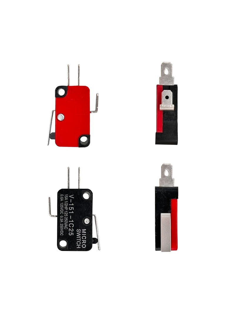 Generic SOMA 1 PCS Micro Switch 1NO 1NC SPDT 15A 125250VAC Long Straight Hinge Lever Arm Switch for Electronic Equipment V1511C25  - Image 3