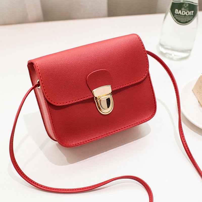 Bag 2022 Japanese And Korean New Women'S Bag Casual Small Square Bag Shoulder Crossbody Bag Solid Color Mobile Phone Bag Simple Small Bag - Image 1