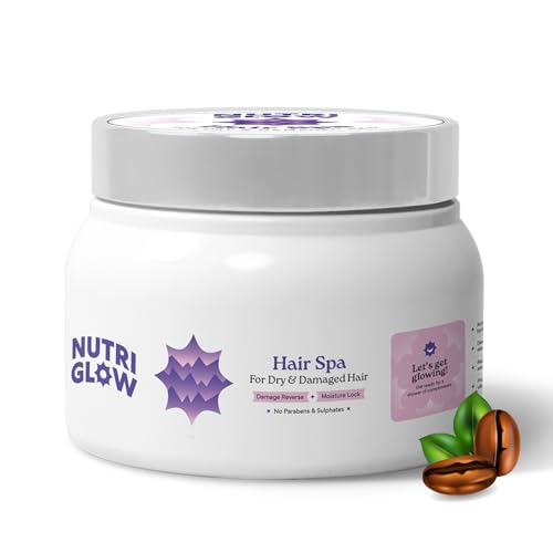 NutriGlow Hair Spa Cream with Damage Reverse & Moisture Lock Formulation for Dry & Damaged Hair - 300g - Image 1