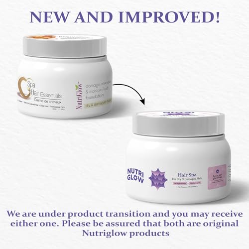 NutriGlow Hair Spa Cream with Damage Reverse & Moisture Lock Formulation for Dry & Damaged Hair - 300g - Image 2