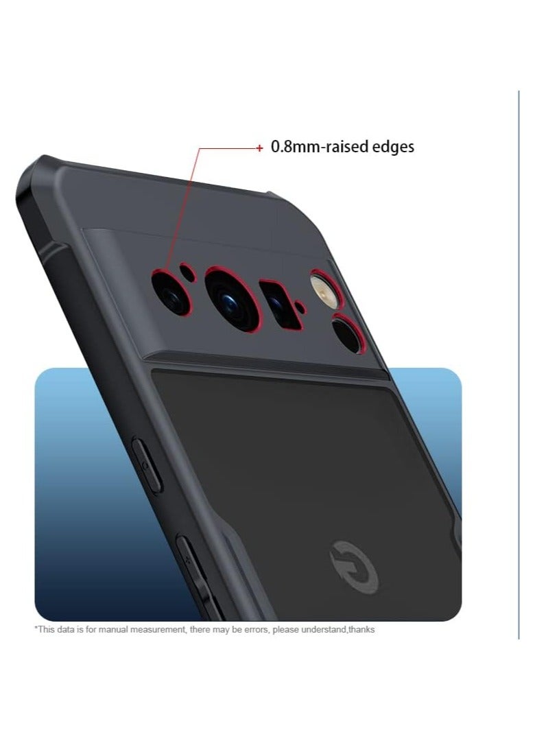 general Google Pixel 8 Pro Case,Airbags Shockproof Bumper Shell,Lens Protection Back Transparent Phone Cover for Pixel 8 Pro Case - Image 4