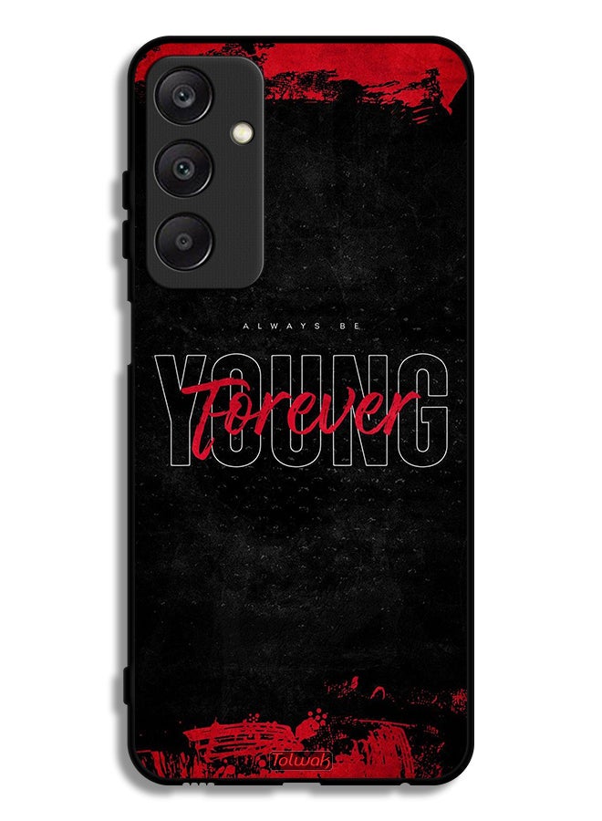 Tolwak Samsung Galaxy A25 5G Protective Case Cover Forever Young - Image 1