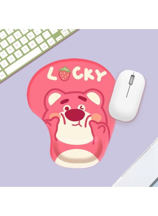 Comfortable Simple Cartoon Series Silicone Wrist Rest Mouse Pad Office Gaming Anti-slip Desk Mat Wrist Support Hand Rest Pad-Color:Color Map Opp Packaging-Pattern:MH030-1-Strawberry Bear Lucky - pzsku/Z64C80FF773B5C5CE5D86Z/45/1745033033/222edd30-2b00-4999-a255-656374209058