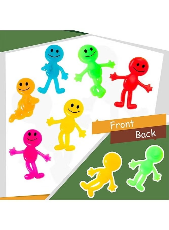 Beauenty 36 Pack Stretchy Bendable Man with Assorted Fun Colors, Sticky Stretchable Slimy Gooey Texture Toy for Stress Anxiety Relief, Great for Party Favor - Image 3