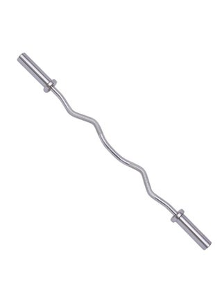 Threaded Chrome Olympic EZ Zigzag Curl Barbell Bar for Weightlifting (1.2M/12KG) - pzsku/Z64C82681948A399147FCZ/45/_/1658655619/24e2b985-ffee-4dbd-9f6f-035f52ee4aa1