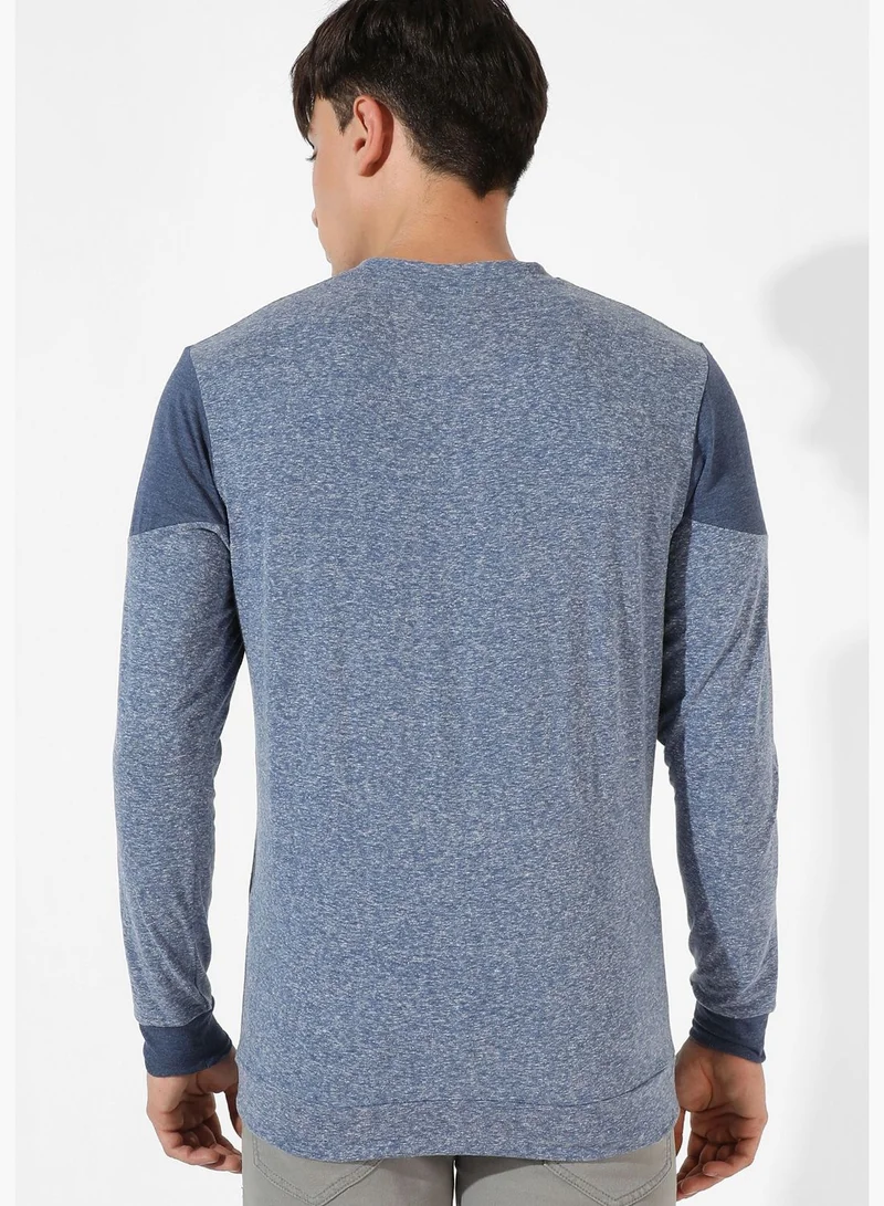 Campus Sutra Color block T-shirt