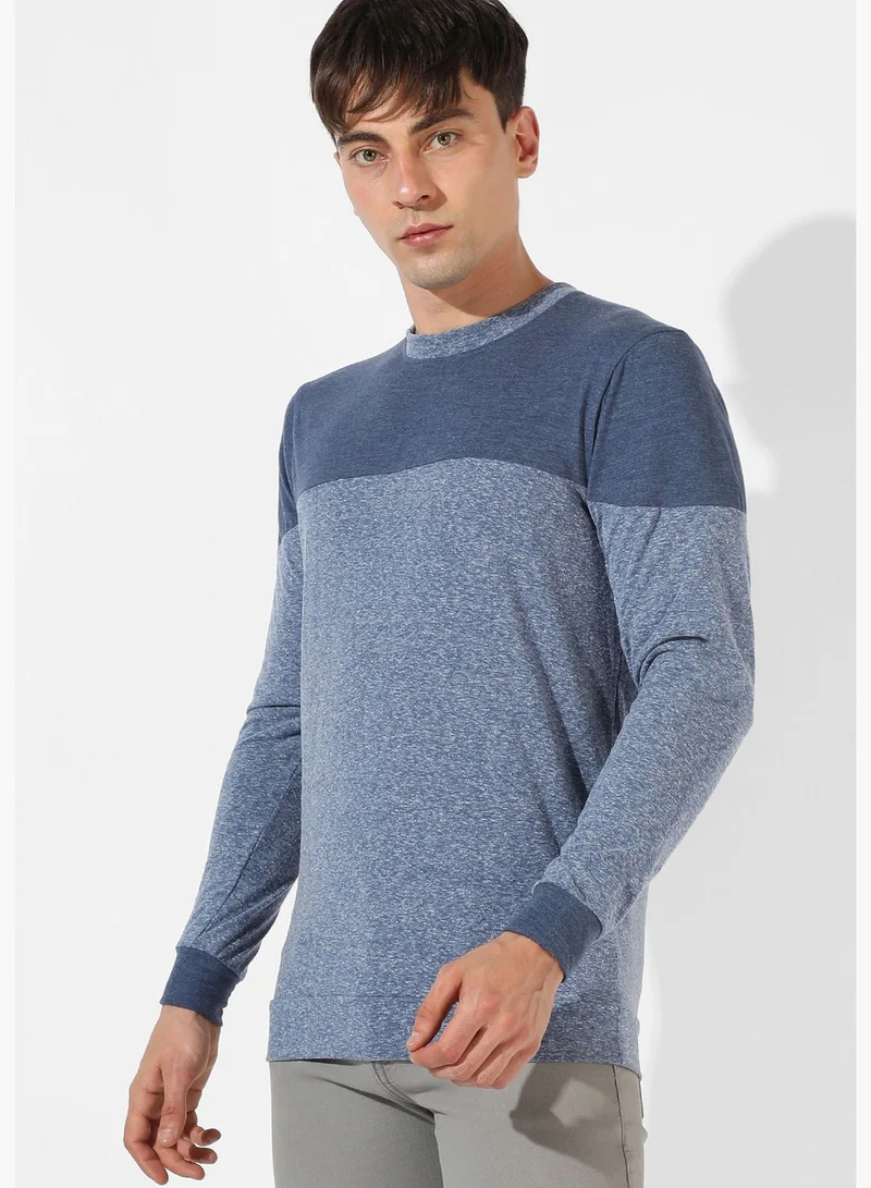 Campus Sutra Color block T-shirt