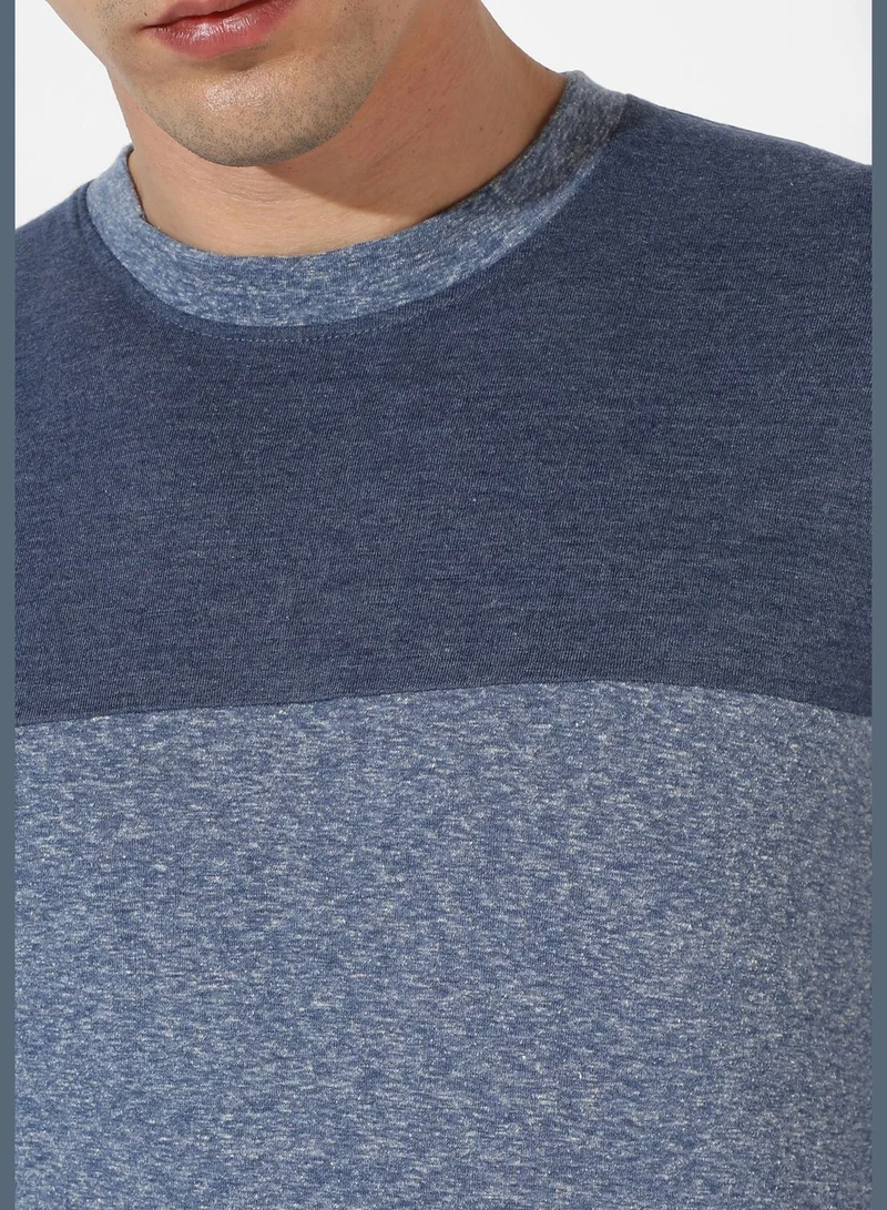 Campus Sutra Color block T-shirt