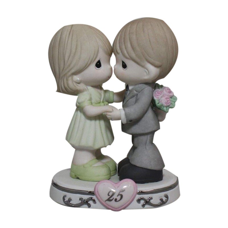 Precious Moments Precious Moments Through The Years  25th Anniversary Bisque Porcelain Figurine 123020
