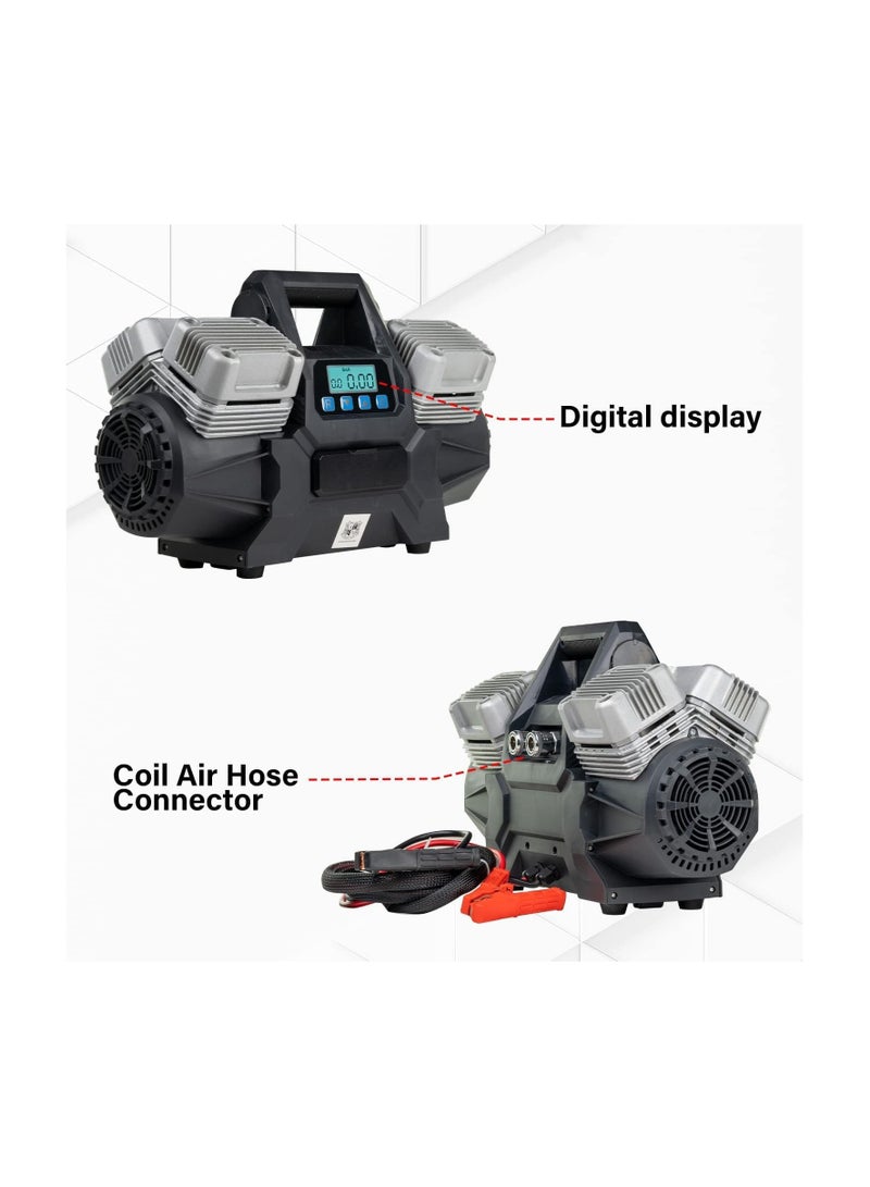 Toby's 4 Cylinder Car Air Compressor Ultra Extreme 4x4 Tire Super Air Flow Portable 150 PSI - Image 5