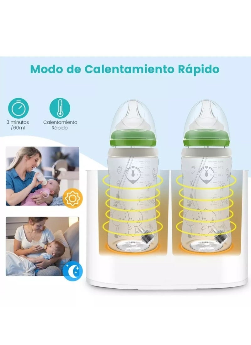 Double Bottle Warmer Sterilizer for Breast Milk