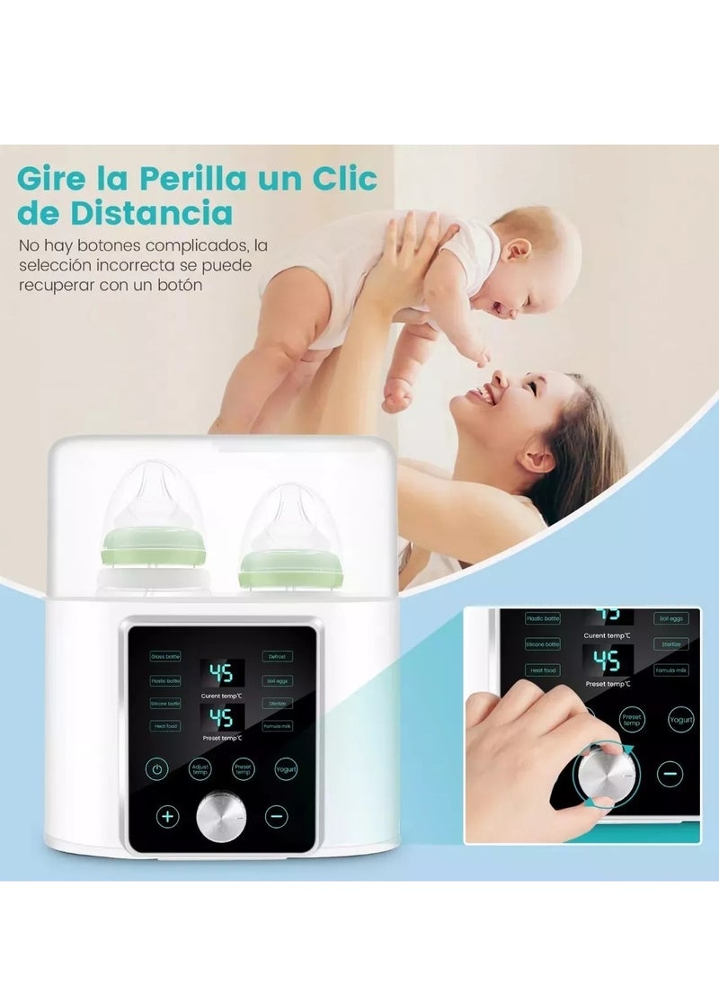 Double Bottle Warmer Sterilizer for Breast Milk