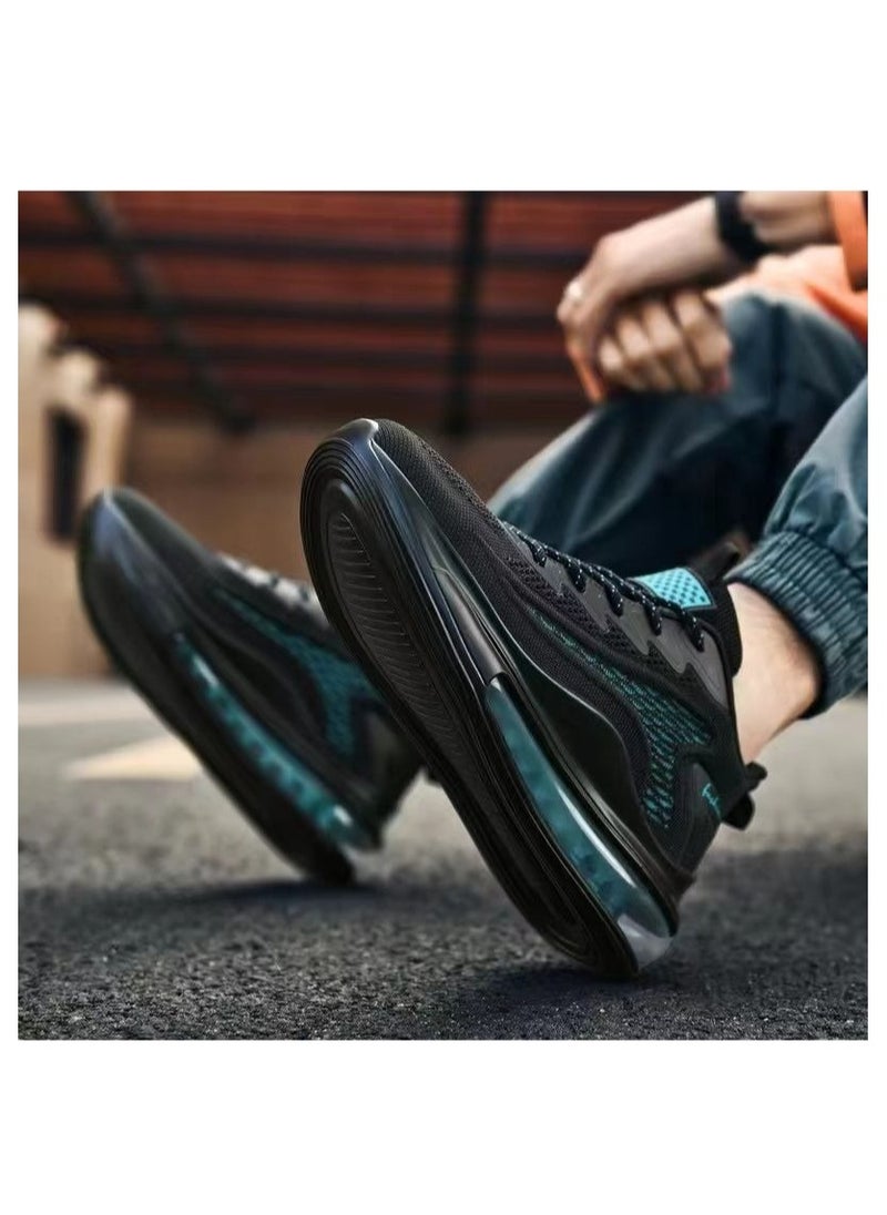 Generic - Men's shoes Running shoes Air cushion new trend breathable soft sole men's casual sports shoes - Image 1