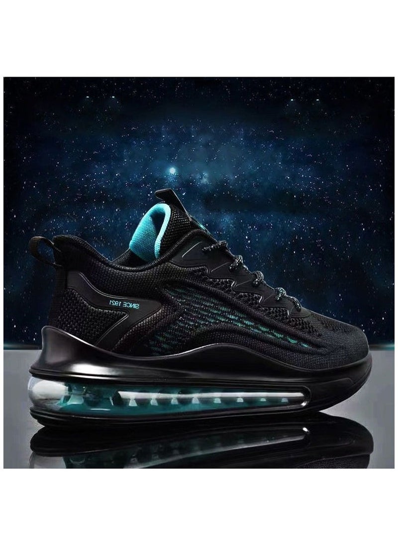 Generic - Men's shoes Running shoes Air cushion new trend breathable soft sole men's casual sports shoes - Image 1