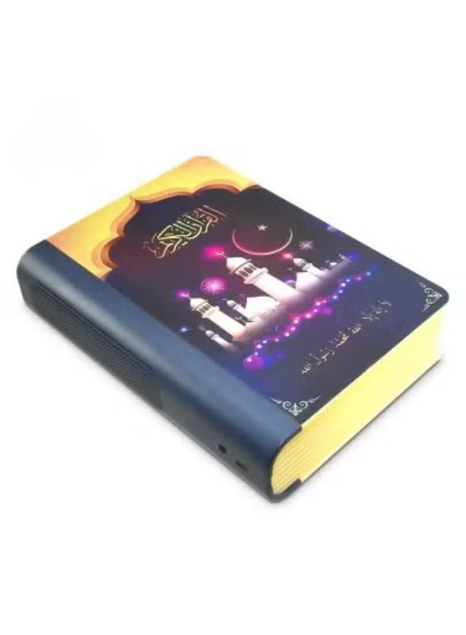 ELTRAZONE Bluetooth Quran Speaker with Ajan Alarm, Prayer Time Reminders, LED Night Light, Remote-Controlled Audio Playback, Wireless Portable Islamic Speaker with Complete Quran Recitation, Rechargeable Learning Device for Home, Office, Mosque & Kids Room, High-Quality Sound with Multiple Audio Modes for Daily Use - Image 3