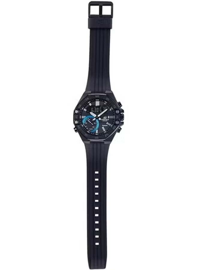 Casio Men's Water-Resistant Chronograph Watch - ECB-10PB-1ADF - Image 3