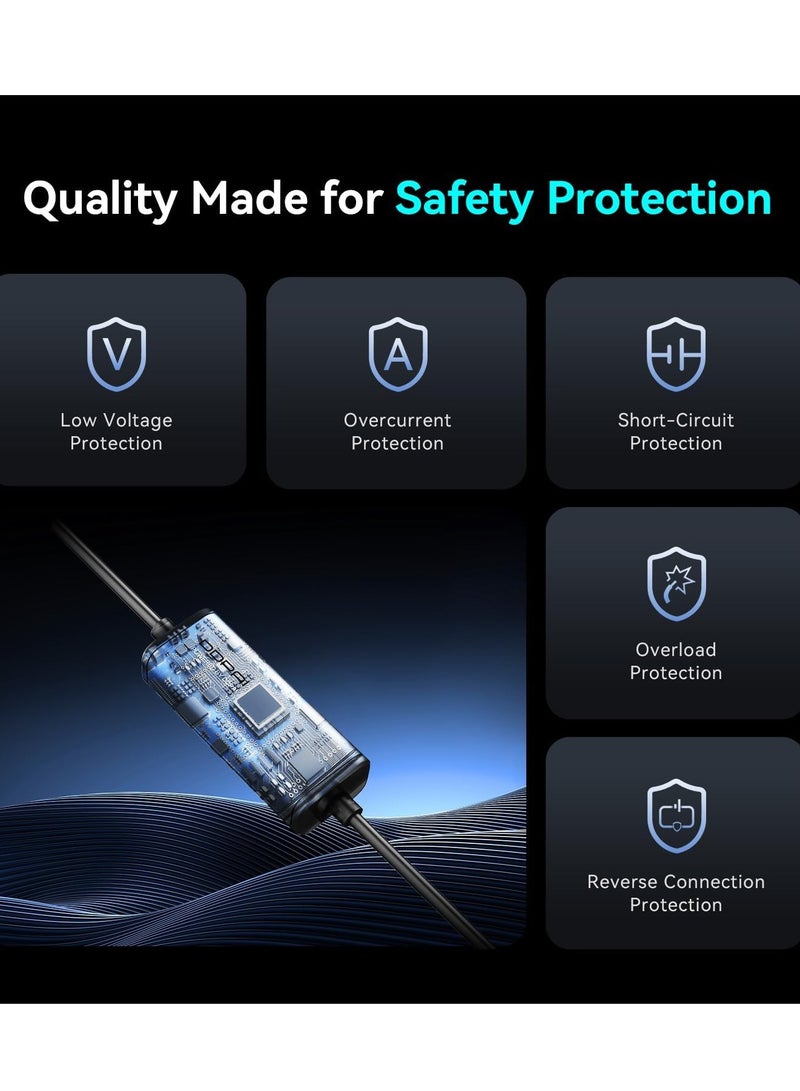 ddpai Dash Cam Hardwire Kit, 10Ft Type-C USB Dash Camera Hard Wire Kit Compatible with Z50 Pro and Z60 Pro Models, Enabling 24 Hours Parking Monitor, 12V/2A to 5V/3A - Image 5