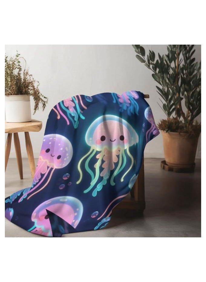 عام بطانية رقيقة من الفانيلا الكرتونية للأطفال أو الطلاب (دافئة ومريحة ومناسبة للنوم والألعاب) 100 سم * 150 سم - 513 - Image 5