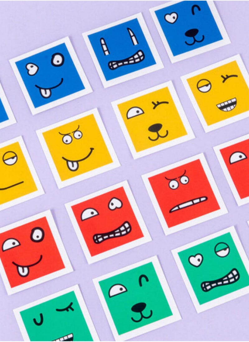 CUBEEZ Wooden Face Expression Puzzle Game for Kids and adult – Educational Emotion Matching Toy for Brain Development, Ages 3 and Up  - Image 4