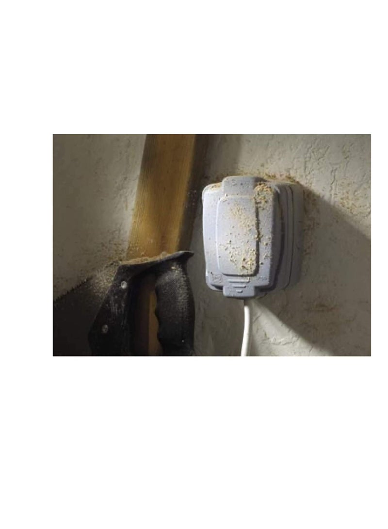 MK 86403GRY Weather Proof Electric Masterseal Compact with 3 Gang 2 Way Switch - Image 3