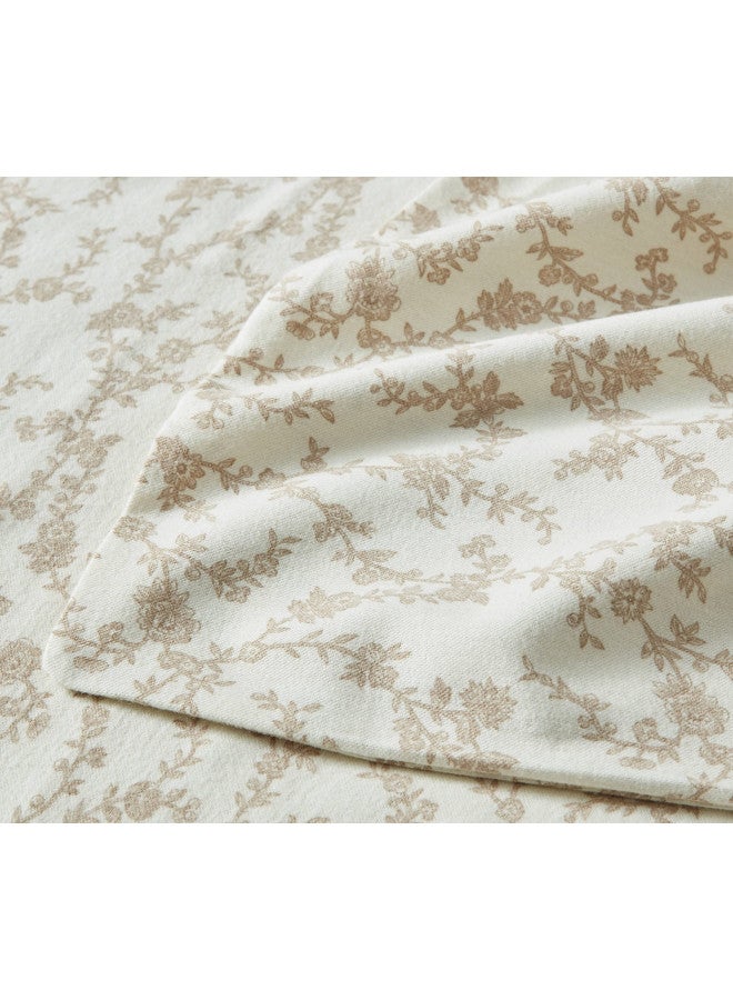 LAURA ASHLEY Laura Ashley Home - Full Sheets, Cotton Flannel Bedding Set, Brushed for Extra Softness & Comfort (Victoria, Full)  - Image 5