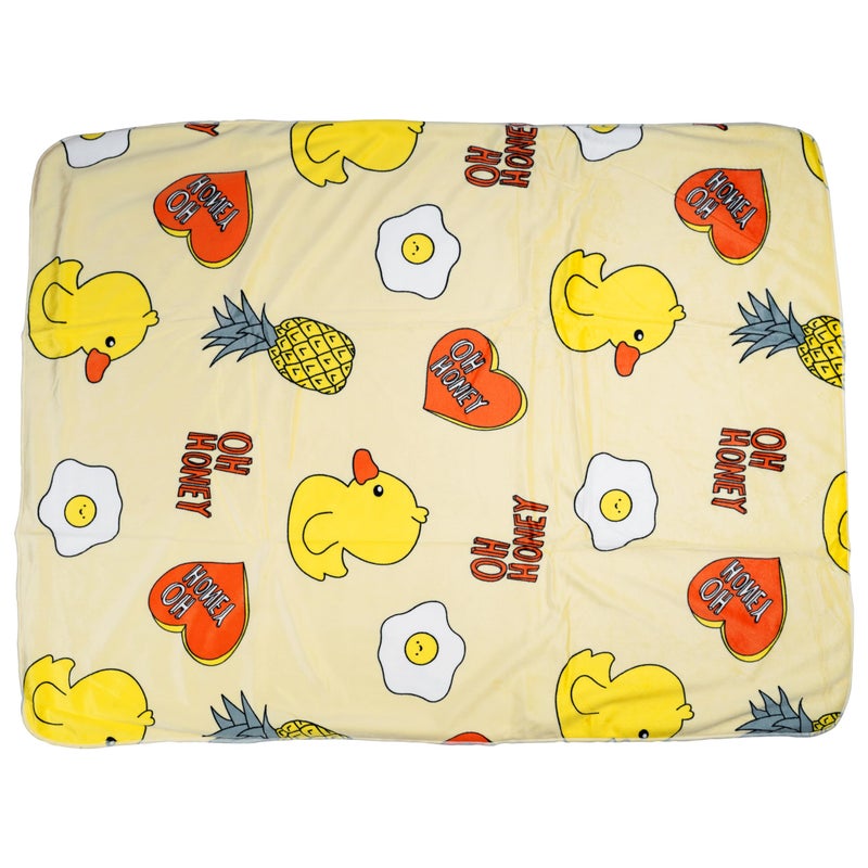 1ST STEP Printed Fleece Blanket (Duck) - Image 5