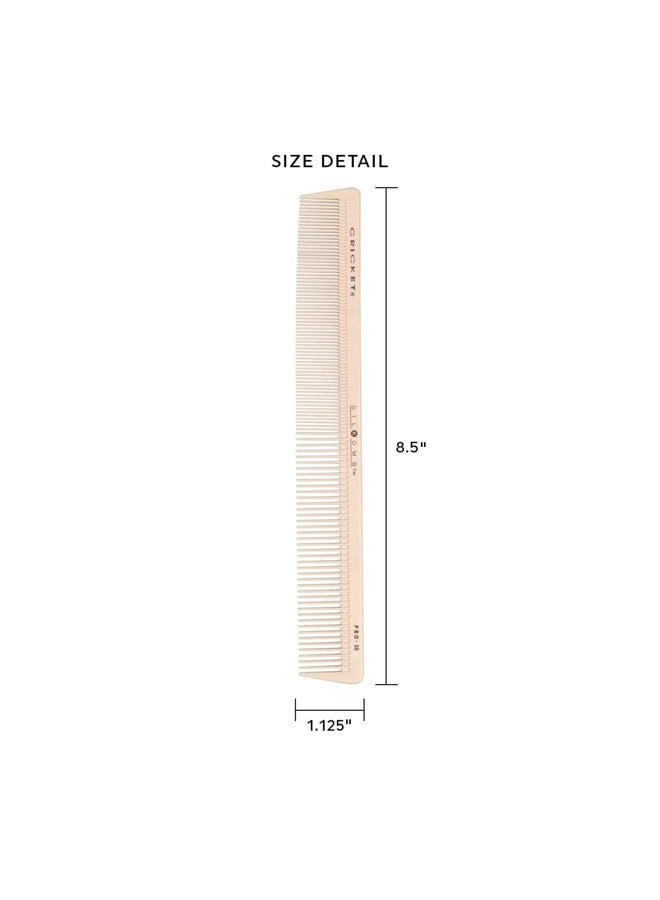 Cricket Silkomb Pro-35 Extra Long Hair Cutting Comb - Silicone-Injected, Seamless Teeth with Dual Tooth Pattern for Precision Cutting, Styling, Ideal for All Hair Types - Image 3