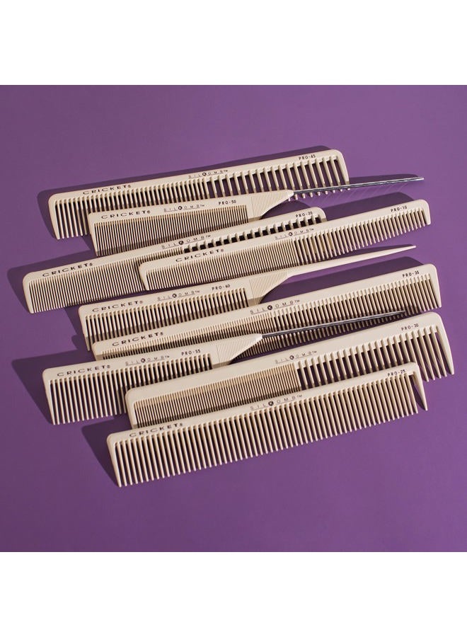 Cricket Silkomb Pro-35 Extra Long Hair Cutting Comb - Silicone-Injected, Seamless Teeth with Dual Tooth Pattern for Precision Cutting, Styling, Ideal for All Hair Types - Image 5